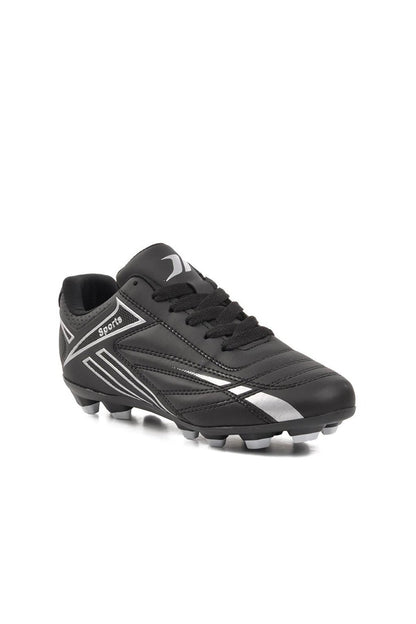 125 Black-Silver Unisex Cleats