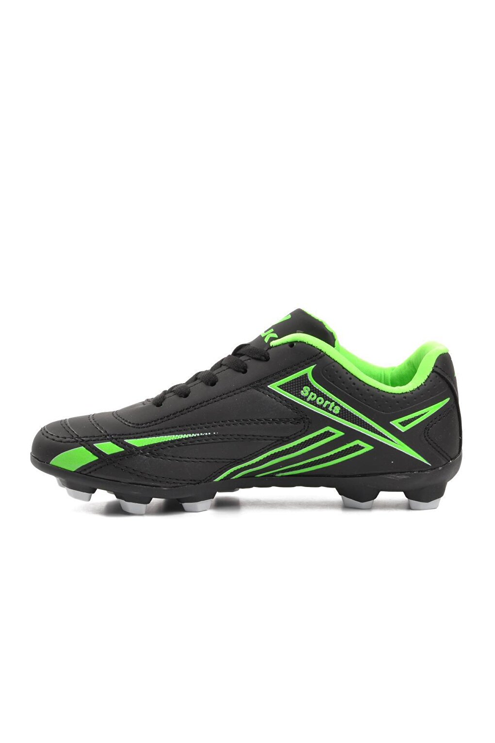 125 Black-Green Unisex Cleats