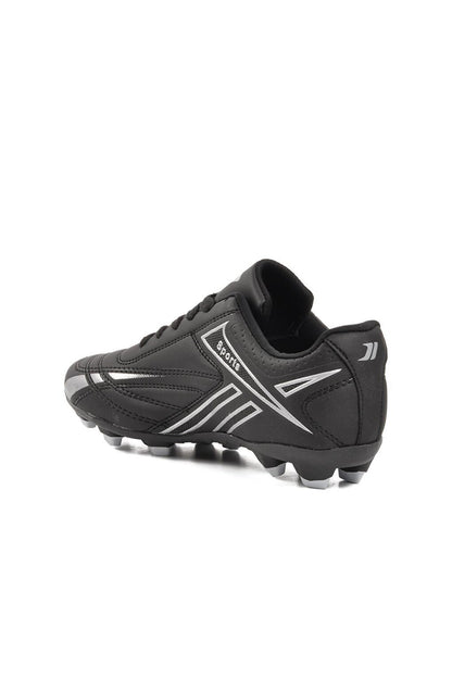 125 Black-Silver Unisex Cleats