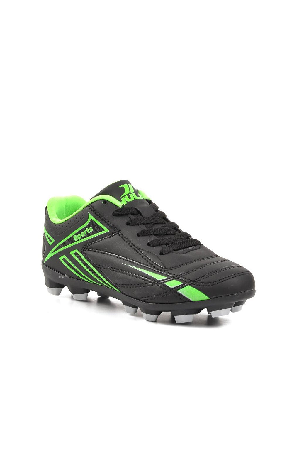 125 Black-Green Unisex Cleats