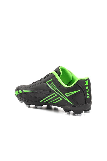 125 Black-Green Unisex Cleats