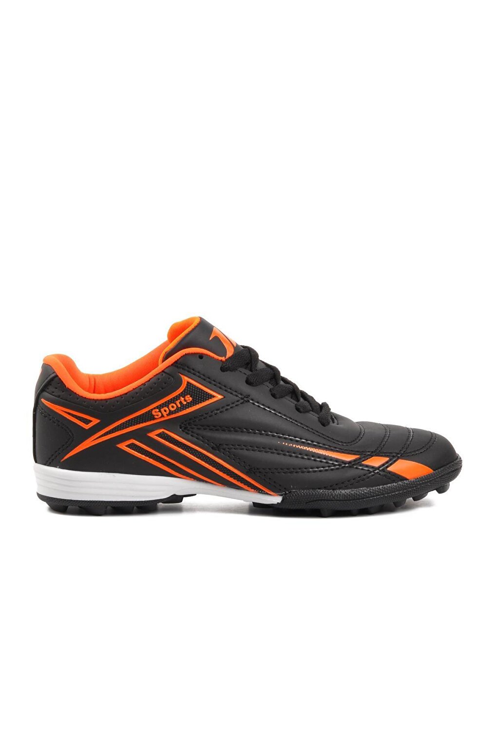 125 Black-Orange Unisex Astroturf Field Shoes