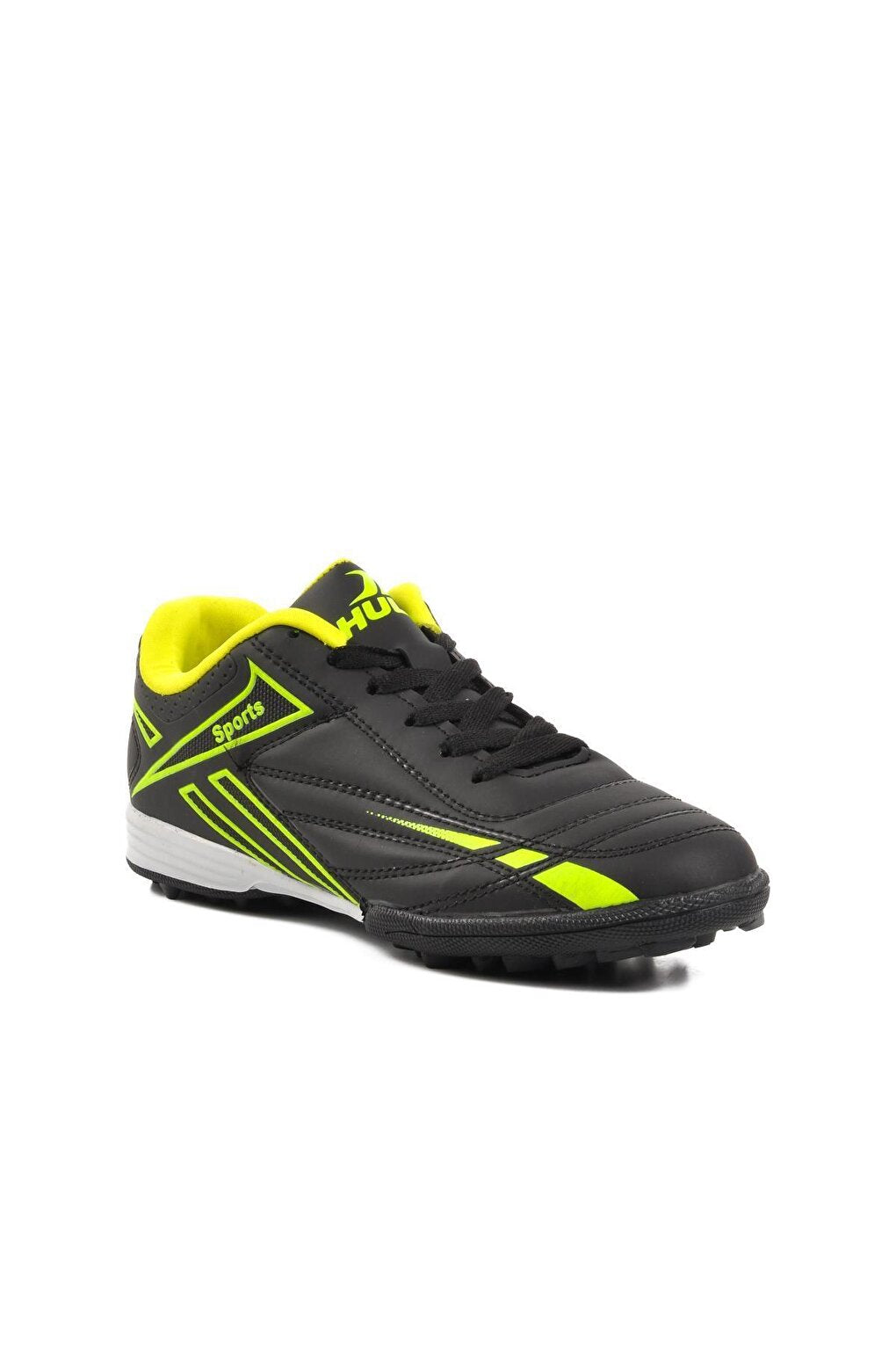 125 Black-Neon Yellow Unisex Astroturf Field Shoes