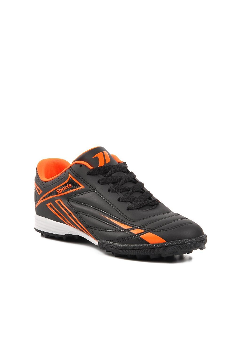 125 Black-Orange Unisex Astroturf Field Shoes