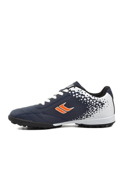 126 Navy Blue-White Men's Astroturf Field Shoes