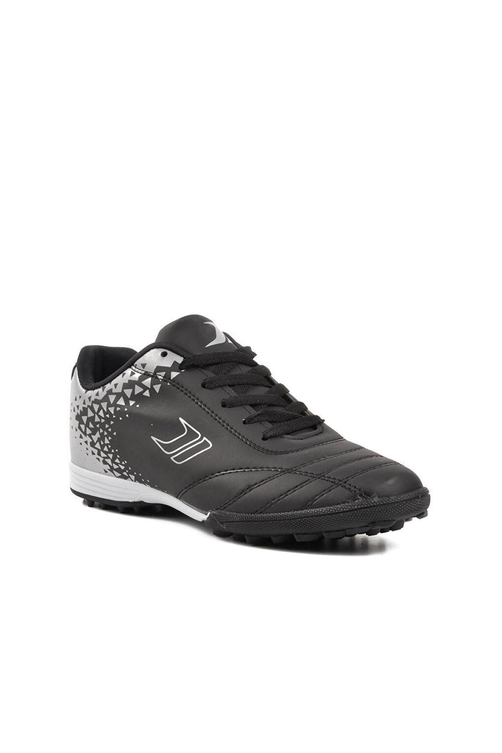 126 Black-Silver Men's Astroturf Field Shoes