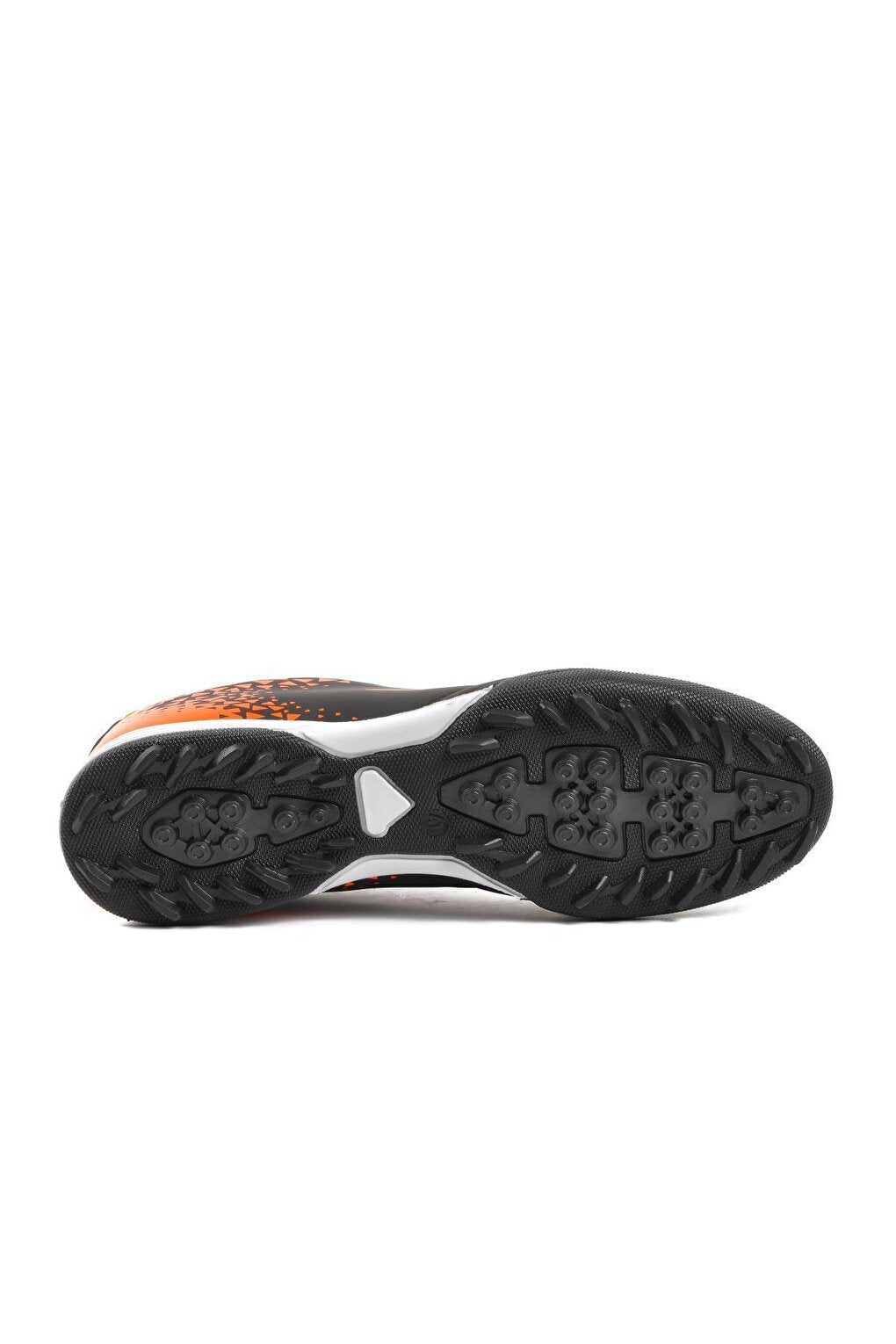 126 Black-Orange Men's Astroturf Field Shoes