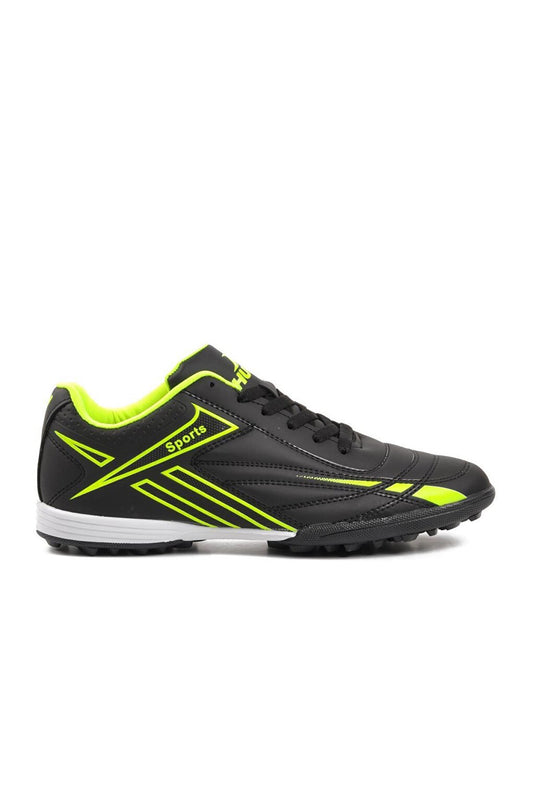 125 Black-Neon Yellow Men's Astroturf Field Shoes