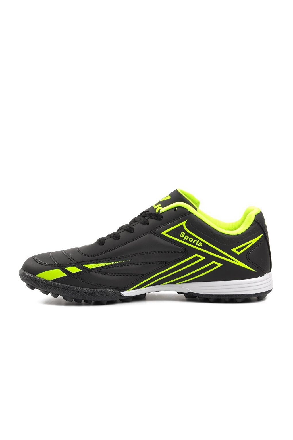 125 Black-Neon Yellow Men's Astroturf Field Shoes