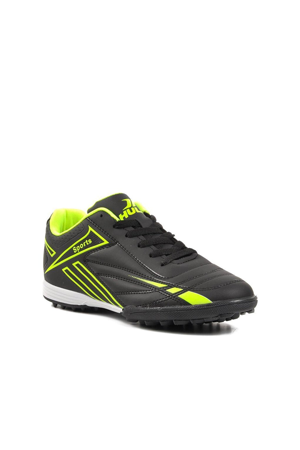 125 Black-Neon Yellow Men's Astroturf Field Shoes