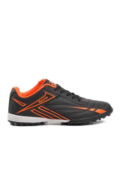 125 Black-Orange Men's Astroturf Field Shoes