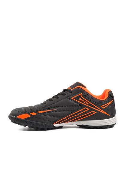 125 Black-Orange Men's Astroturf Field Shoes