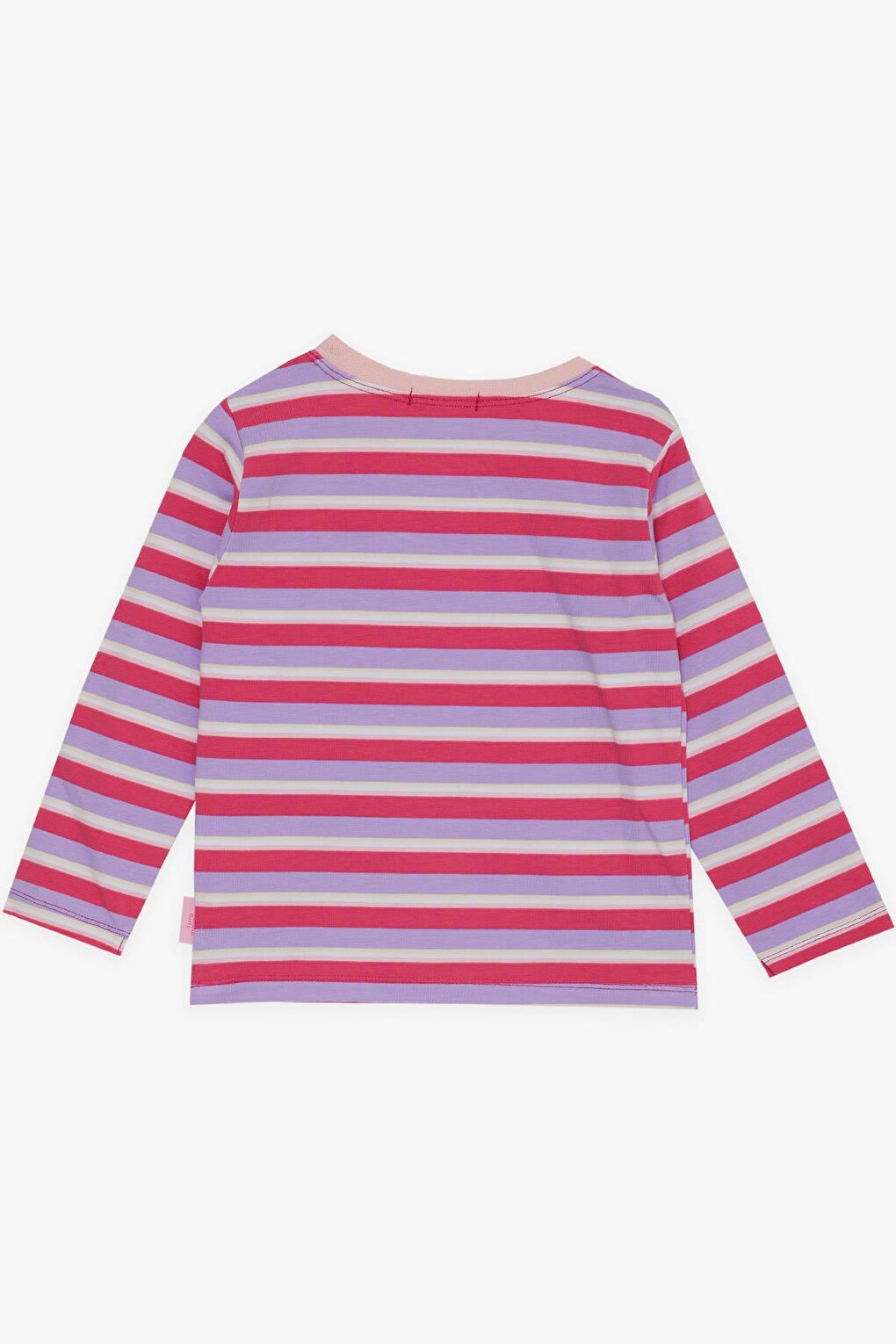 Girl's Long Sleeve T-Shirt Striped Mixed Color (Age 3-7)