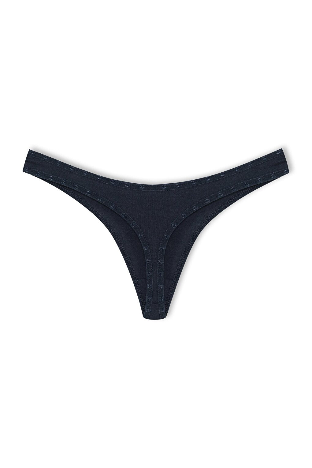 Cotton Heart Rubber Basic Thong Women's Panties