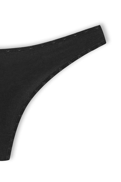 Cotton Heart Elastic Basic Thong Women's Panties