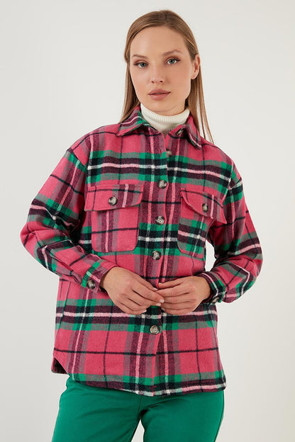 Comfortable Cut Soft Textured Lined Winter Lumberjack Shirt 42190490