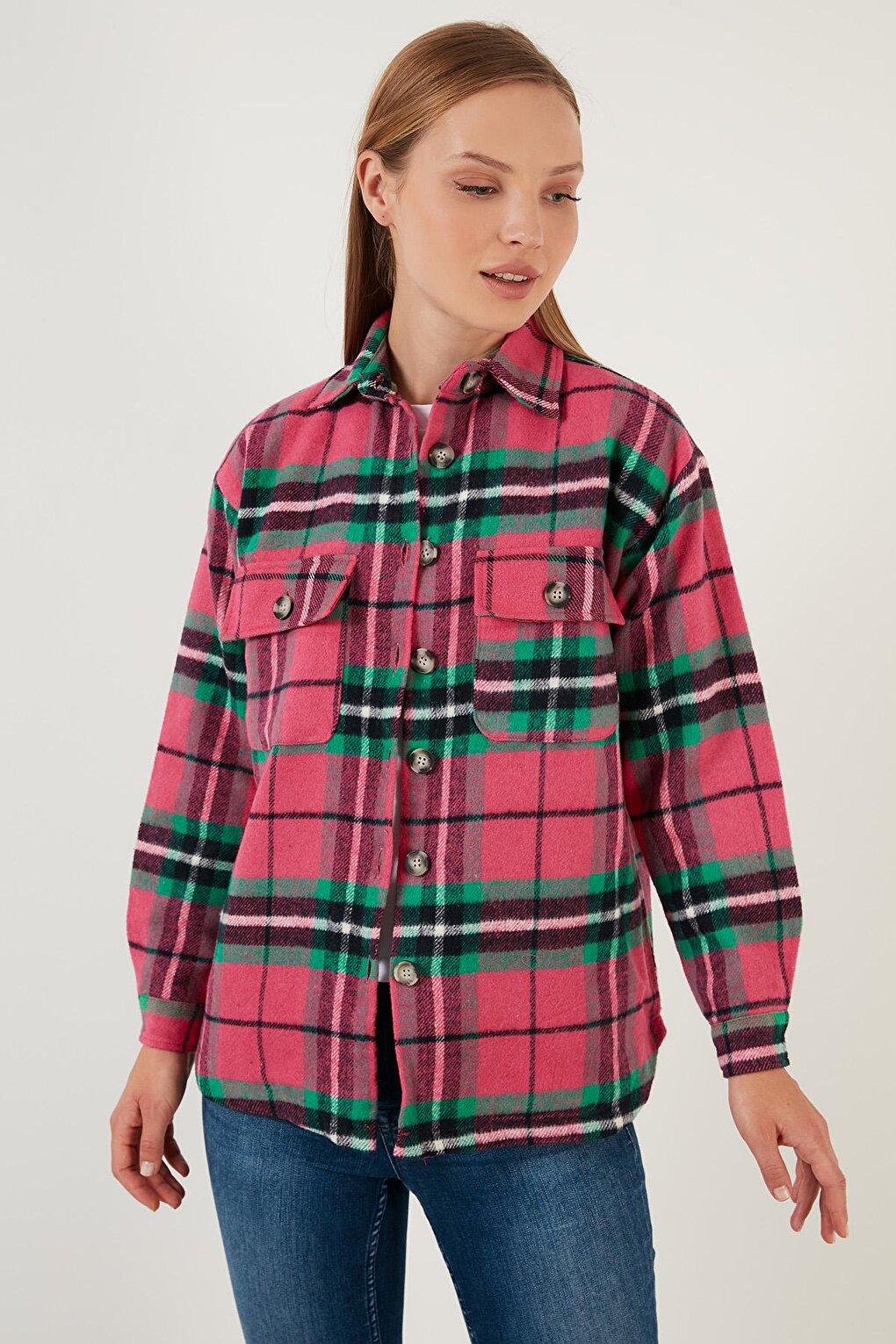 Comfortable Cut Soft Textured Lined Winter Lumberjack Shirt 42190490