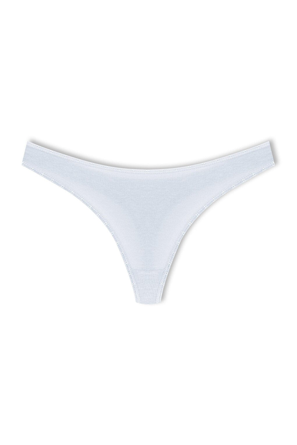 Cotton Heart Rubber Basic Thong Women's Panties