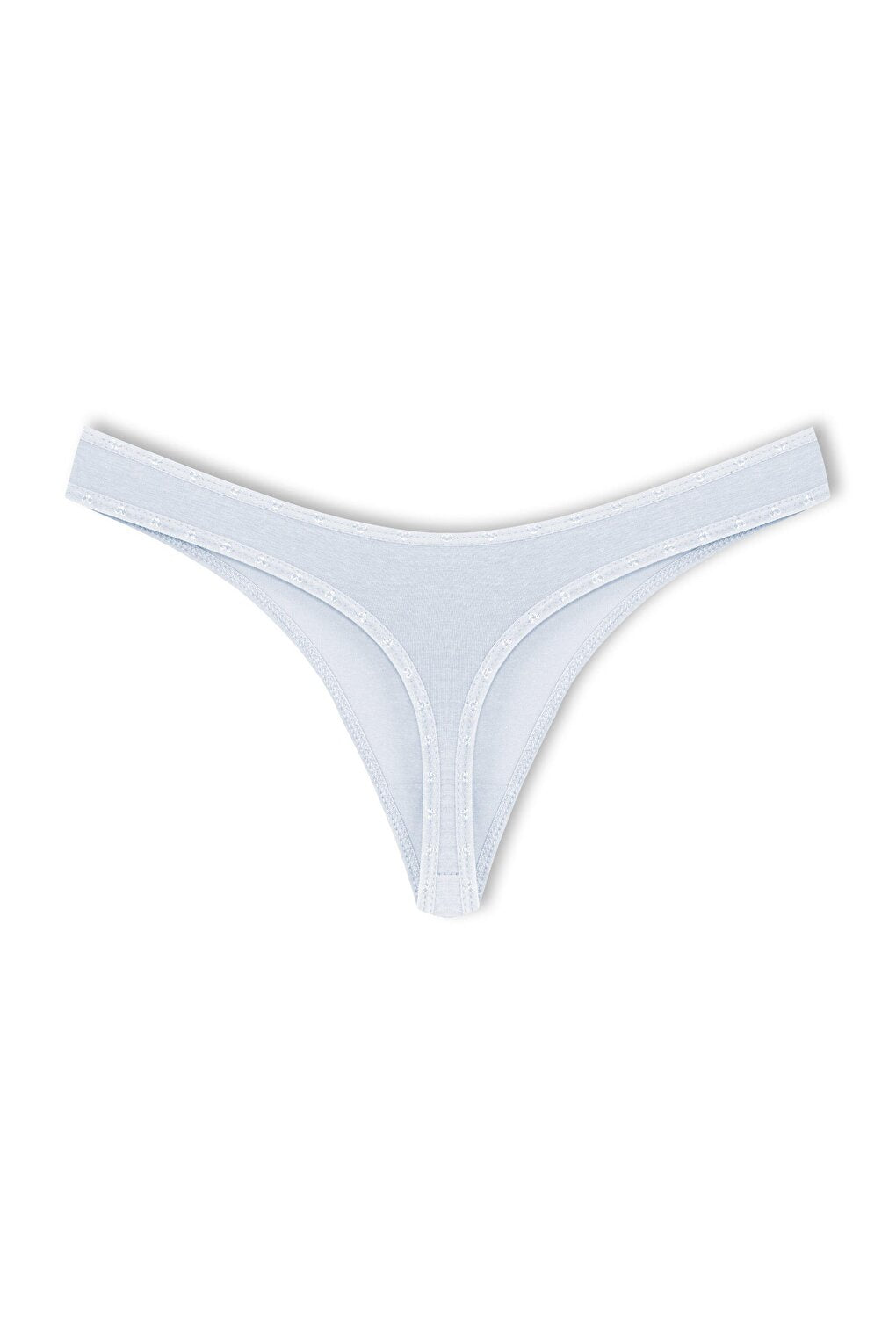 Cotton Heart Rubber Basic Thong Women's Panties