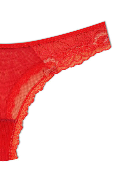 Tulle Lace Thong Women Panties