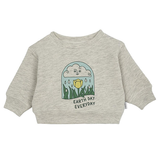 "Earth Day" Printed Sweatshirt