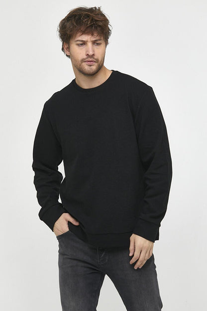 Men's Crew Neck Regular Fit Thin Sweatshirt SPR 20K30