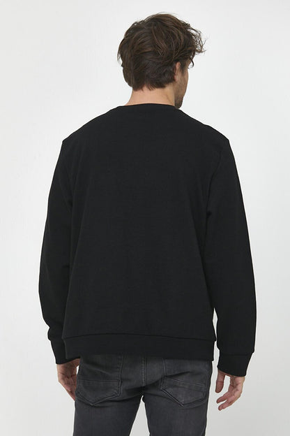 Men's Crew Neck Regular Fit Thin Sweatshirt SPR 20K30