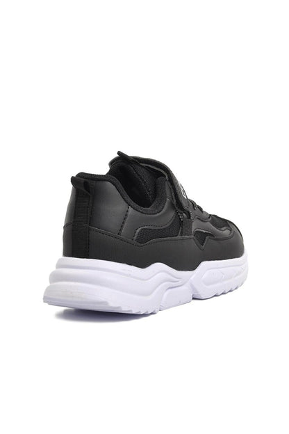 Zoom-F Black Mesh Children's Sports Shoes