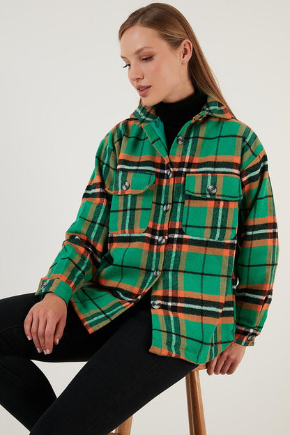 Comfortable Cut Soft Textured Lined Winter Lumberjack Shirt 42190490