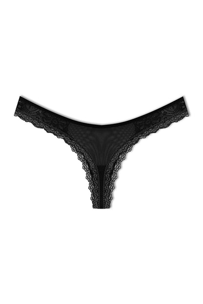 Tulle Lace Thong Women Panties