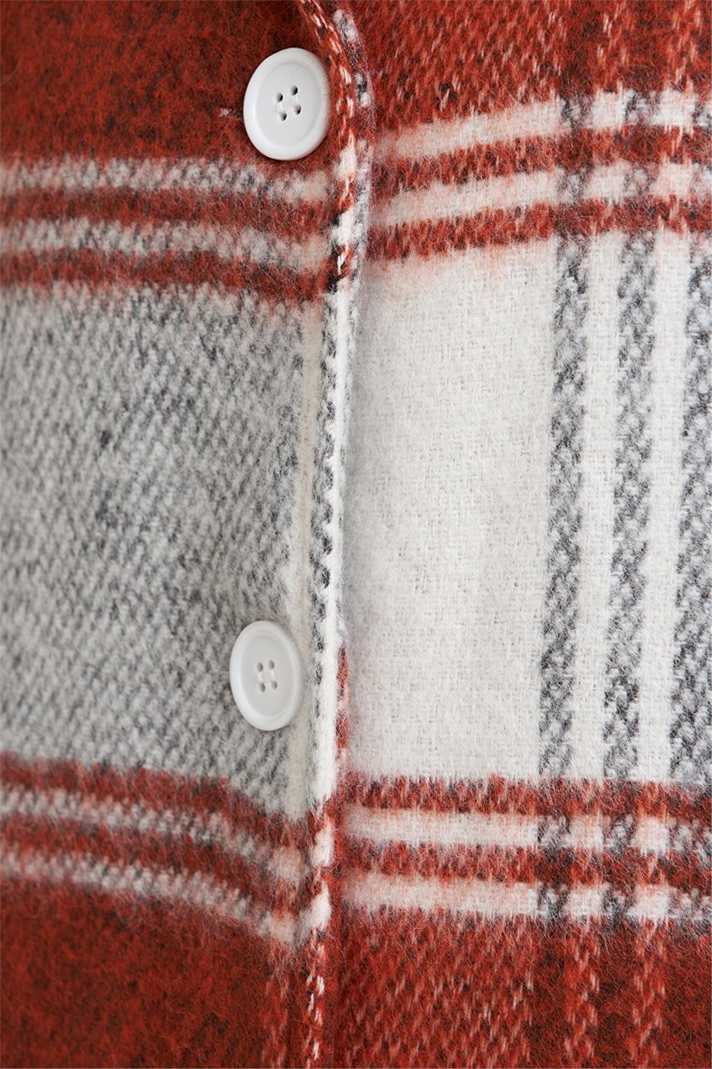 Brick Check Stitched Thin Jacket