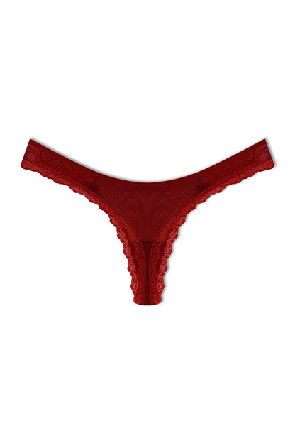 Tulle Lace Thong Women's Panties