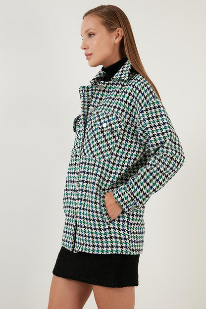 Checked Regular Fit Buttoned Shirt Jacket 42190497