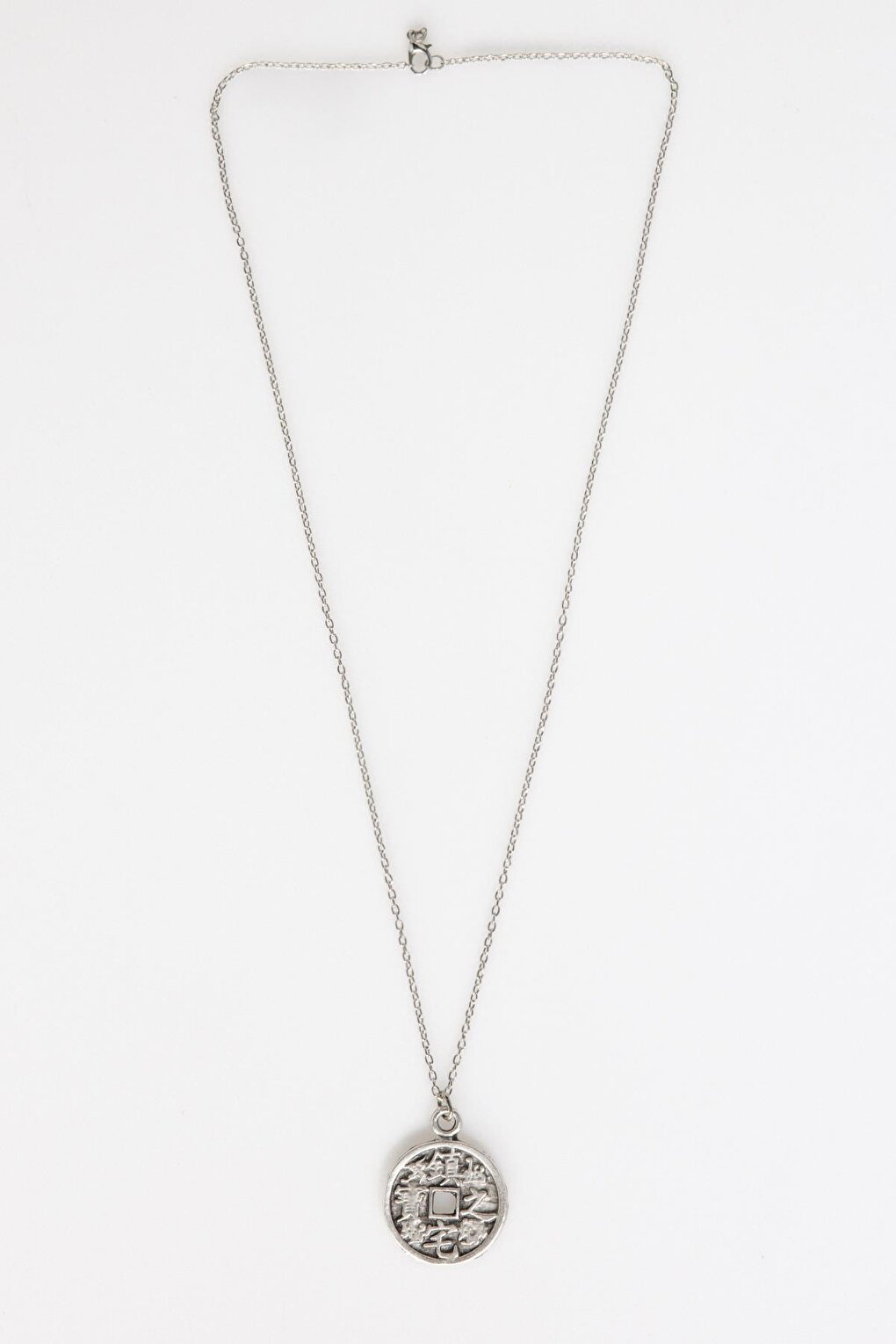 Unisex Silver Color Necklace