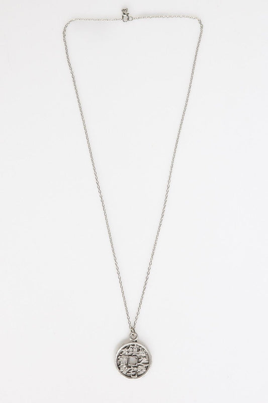 Unisex Silver Color Necklace