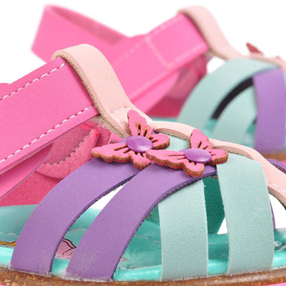 210105 Fuchsia-Pink-Purple Girls' Sandals