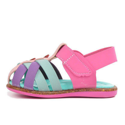 210105 Fuchsia-Pink-Purple Girls' Sandals