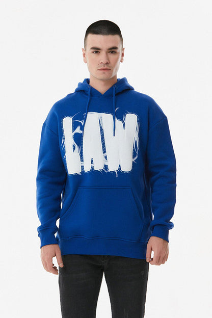 Law Printed Hooded Sweatshirt