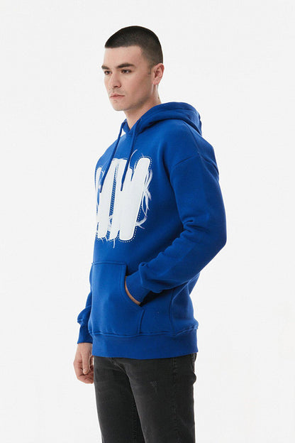 Law Printed Hooded Sweatshirt