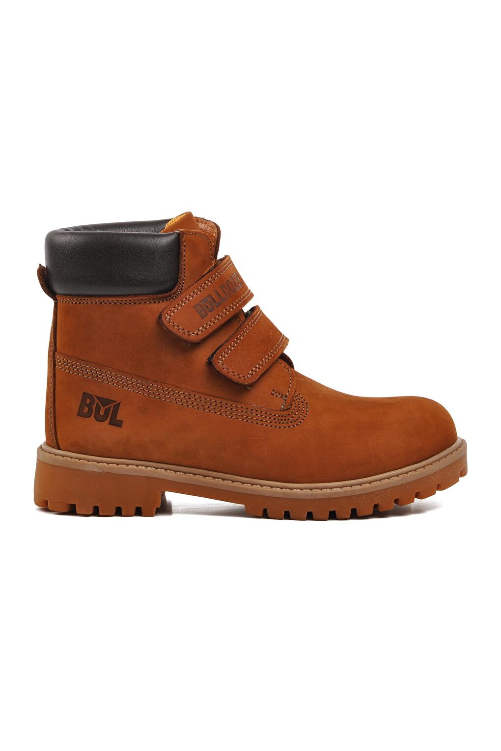 240850-F Cinnamon Nubuck Genuine Leather Kids Boots