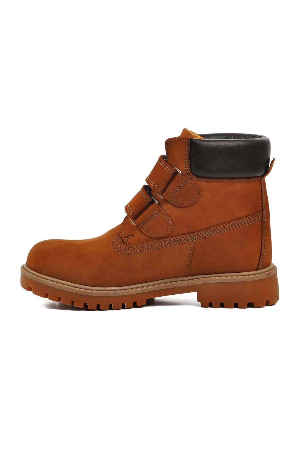 240850-F Cinnamon Nubuck Genuine Leather Kids Boots