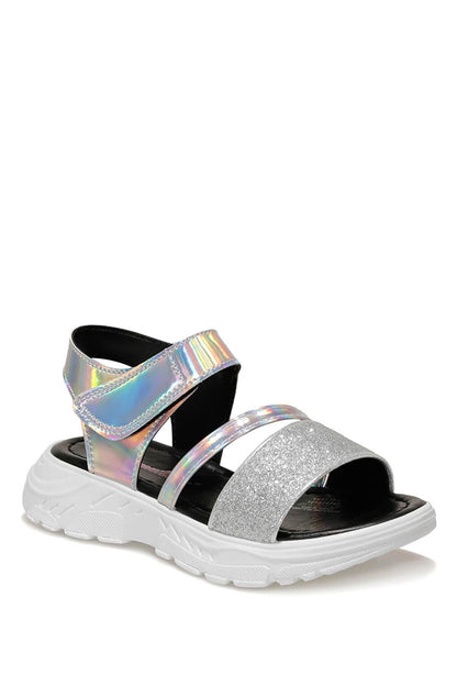 YASI 1FX Silver Girls' Sandals