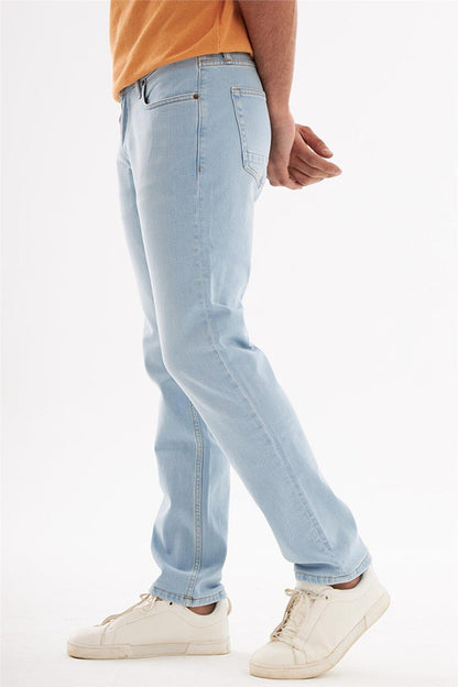 Men's Regular Fit Jean Trousers Light Blue