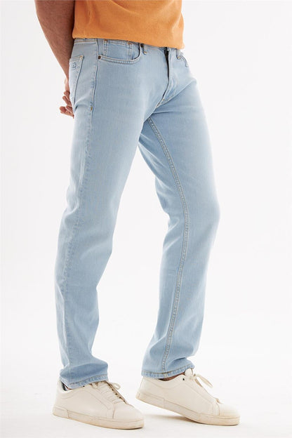 Men's Regular Fit Jean Trousers Light Blue