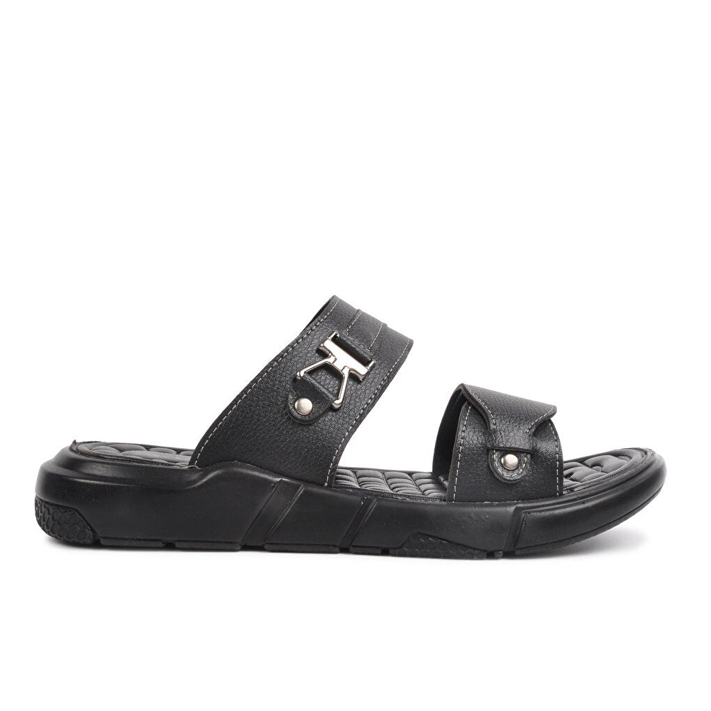 Esm617 Black Men's Slippers