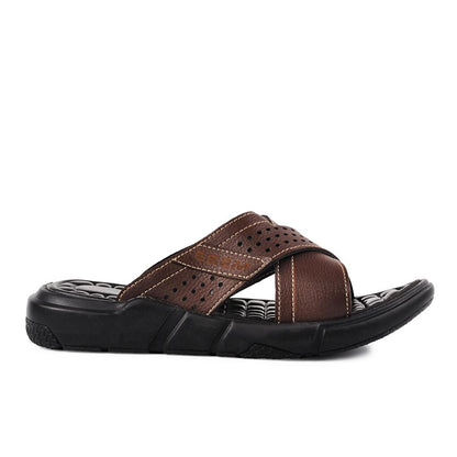 ESM616 Brown Men's Slippers