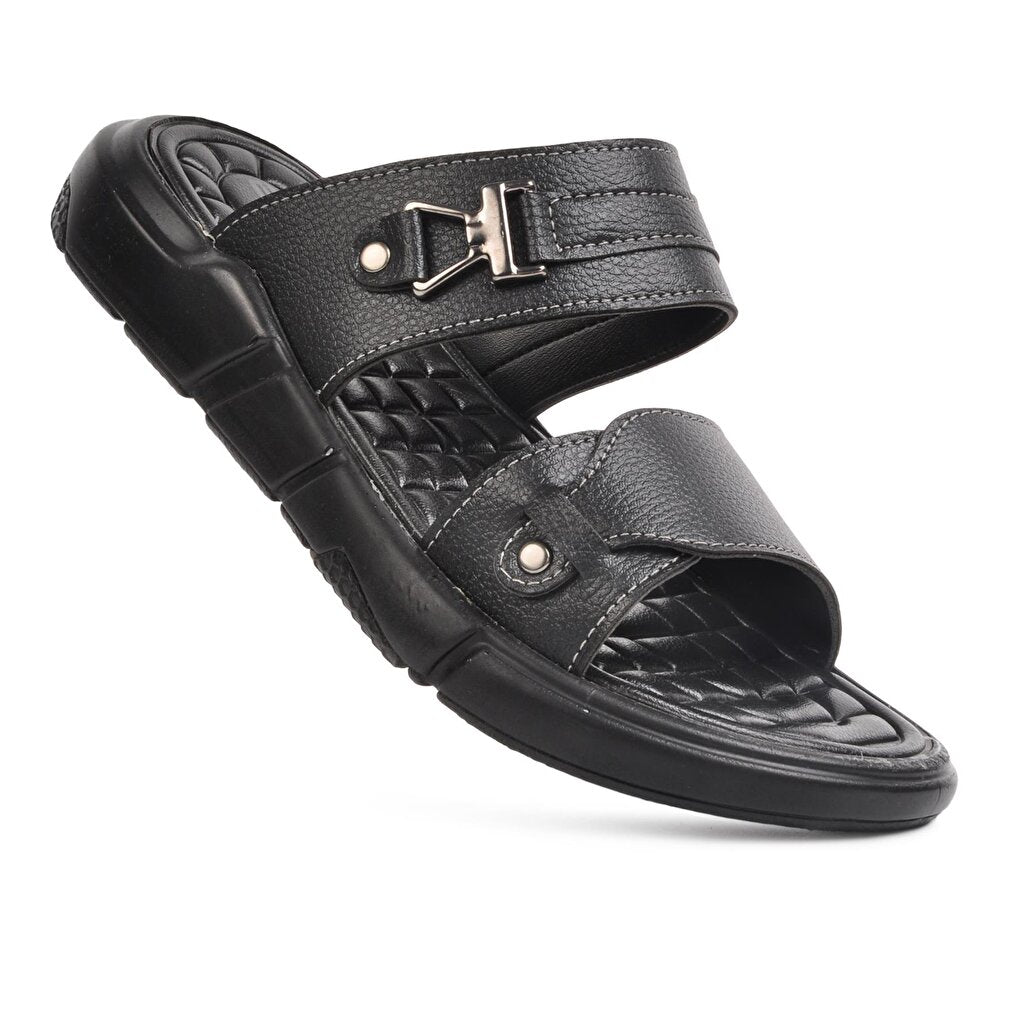 Esm617 Black Men's Slippers