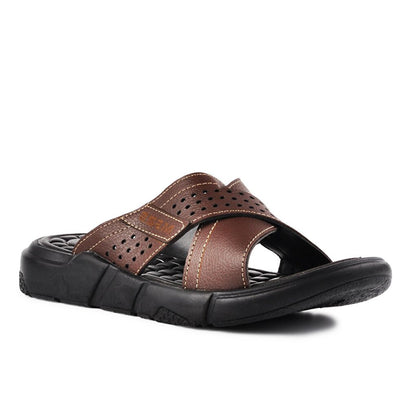 ESM616 Brown Men's Slippers