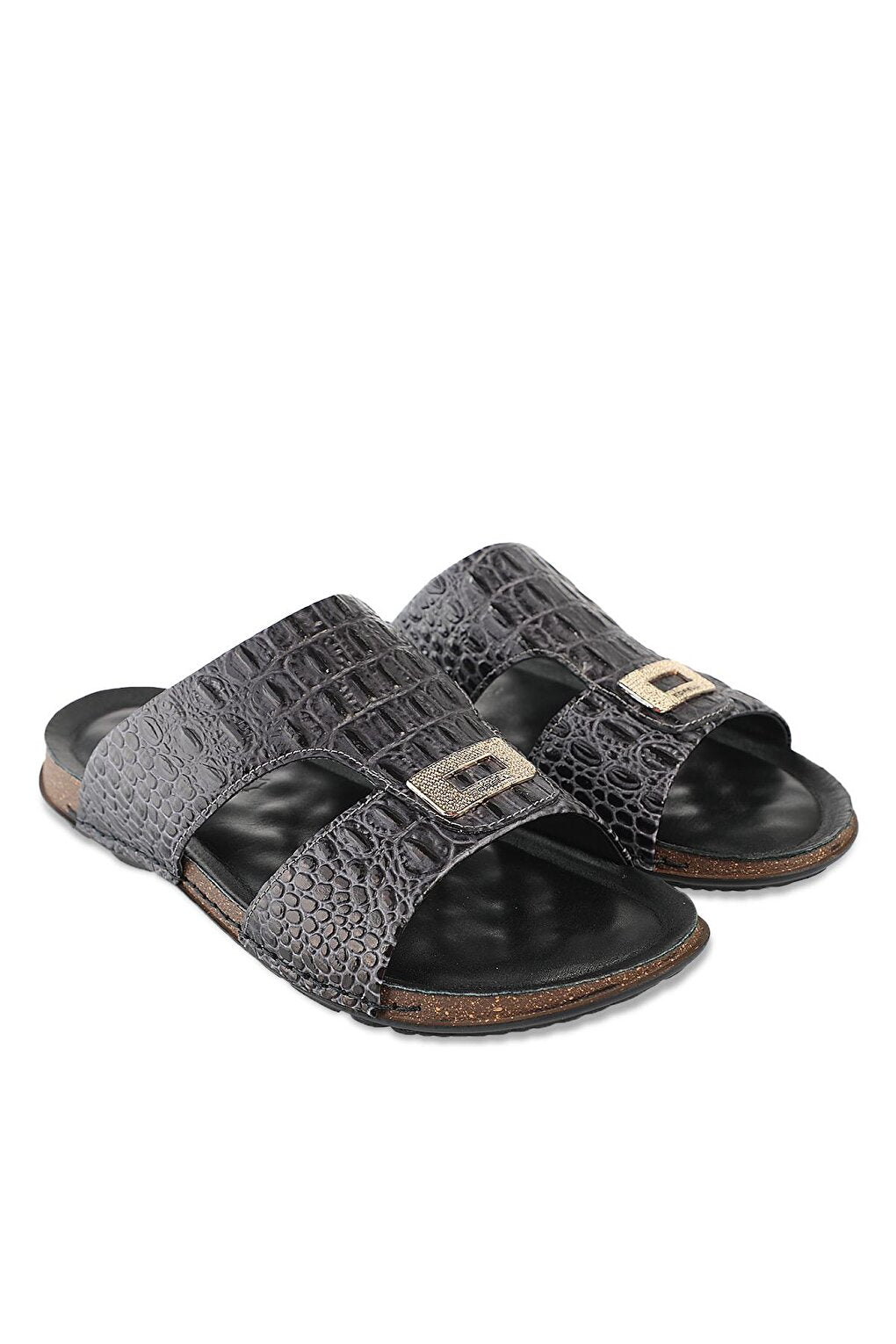 49113-G healthy Men's Slippers Gray