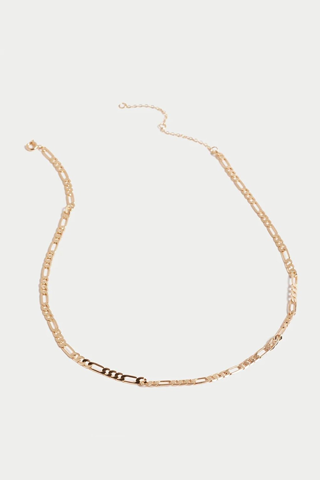 Thick Chain Choker Necklace Gold